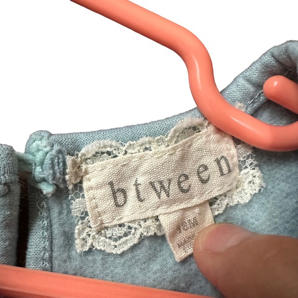 Btween 18 months girls 3 piece set sweater sweats and headband blue with unicorn - Picture 4 of 9